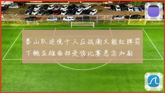 泰山队逆境十人应战谢文能红牌罚下鲍亚雄面部受伤比赛悬念加剧