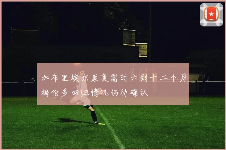加布里埃尔康复需时六到十二个月梅伦多回归情况仍待确认